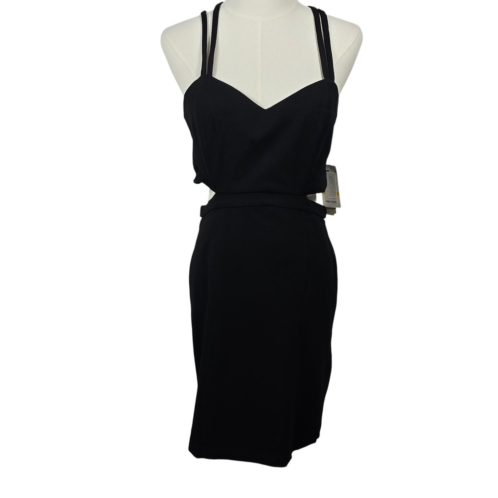 GB Bohemian Escapade Black Lace‎ Back Cutout Bodycon Dress Medium GB7457SPR NEW